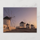 Recherche de carte mykonos cartes postales Coucher de soleil