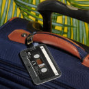 Recherche de cassette audio bagages étiquettes Rétro