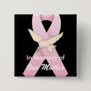 Recherche de cancer du sein rose badges Blanc