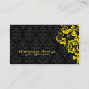 Recherche de noir jaune cartes visite Rétro