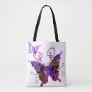 Recherche de papillon abstrait sacs Violet