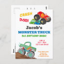 Recherche de monster anniversaire cartes Camionnettes