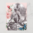 Recherche de mode de femmes cartes postales Rétro