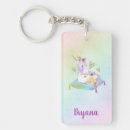 Recherche de rainbow unicorn porteclés Girly