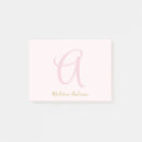 Recherche de notes de it de monogramme post post its Fille féminine