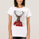 Recherche de cerfs communs tshirts Feuille de fleur