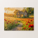 Recherche de coquelicots puzzles Champ de coquelicots