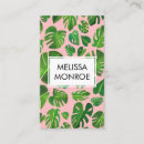 Recherche de feuille monstera cartes visite Botanique