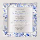 Recherche de saphir bleu marine invitations Argent