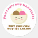 Recherche de crème glacée kawaii autocollants Fraise