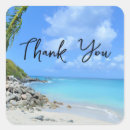 Recherche de vacances tropicales autocollants Plage de sable blanc
