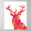 Recherche de cerf scandinave posters Noël