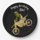 Recherche de motocross assiettes en papier Anniversaire