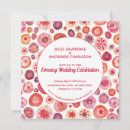 Recherche de motif floral abstrait invitations Invités