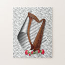 Recherche de instruments de musique puzzles Harpe