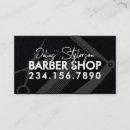 Recherche de outils de salon de coiffure cartes visite Ciseaux