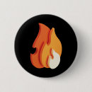 Recherche de flamme badges Chaud