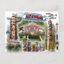 Recherche de poteau totem cartes postales Poteaux