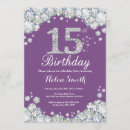 Recherche de mauve anniversaire invitations Fête d'anniversaire