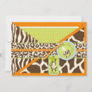 Recherche de cheetah print invitations Safari