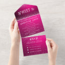 Recherche de fuchsia 16ans anniversaire invitations Magenta