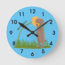 Recherche de prairies horloges Illustration