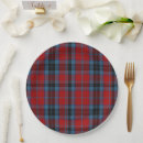 Recherche de tartan écossais assiettes en papier Motif