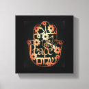 Recherche de paix impressions sur toile Noir