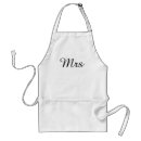 Recherche de typographie tabliers Élégant