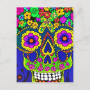 Recherche de crâne espagnol cartes postales Mexicain