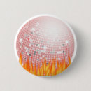Recherche de disco les années 70 badges Rose