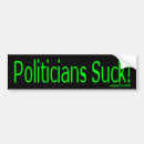 Recherche de politiciens voiture autocollants Vérité