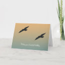 Recherche de mouettes vœux cartes Coucher de soleil