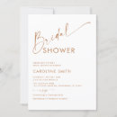 Recherche de burnt orange bridal shower invitations Bohème
