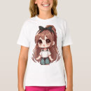 Recherche de adorable fille tshirts Dessin animé