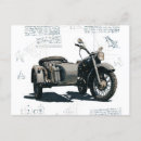 Recherche de dessin moto cartes postales Véhicule
