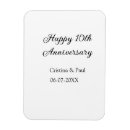 Recherche de rectangulaires mariage magnets Minimaliste