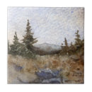 Recherche de paysage de montagne carreaux Bois