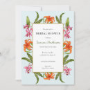 Recherche de aqua et blanc invitations Élégant