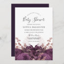 Recherche de purple baby shower invitations Violet