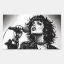 Recherche de dessin gothique autocollants Noir et blanc