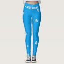 Recherche de noël leggings Flocons de neige