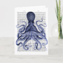 Recherche de octopus vœux cartes Vie marine
