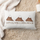 Recherche de montagne coussins Camp