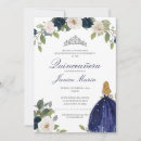 Recherche de quinceanera bleu marine invitations Papillon