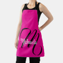 Recherche de monogramme rose tabliers Minimaliste