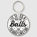 Recherche de golf club porteclés Noir et blanc
