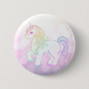 Recherche de licorne colorée badges Mignon