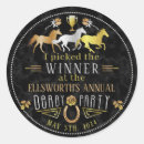 Recherche de fers à cheval autocollants Chevaux