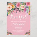 Recherche de baby shower fille invitations Chic